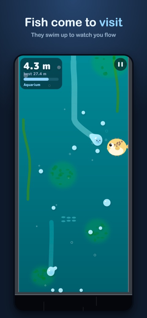 Adroption screenshot: the aquarium setting